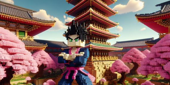 Exploring the Fusion of Hentai Aesthetics in Minecraft Creations
