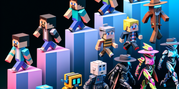 Exploring the Evolution of 3D Minecraft Skins
